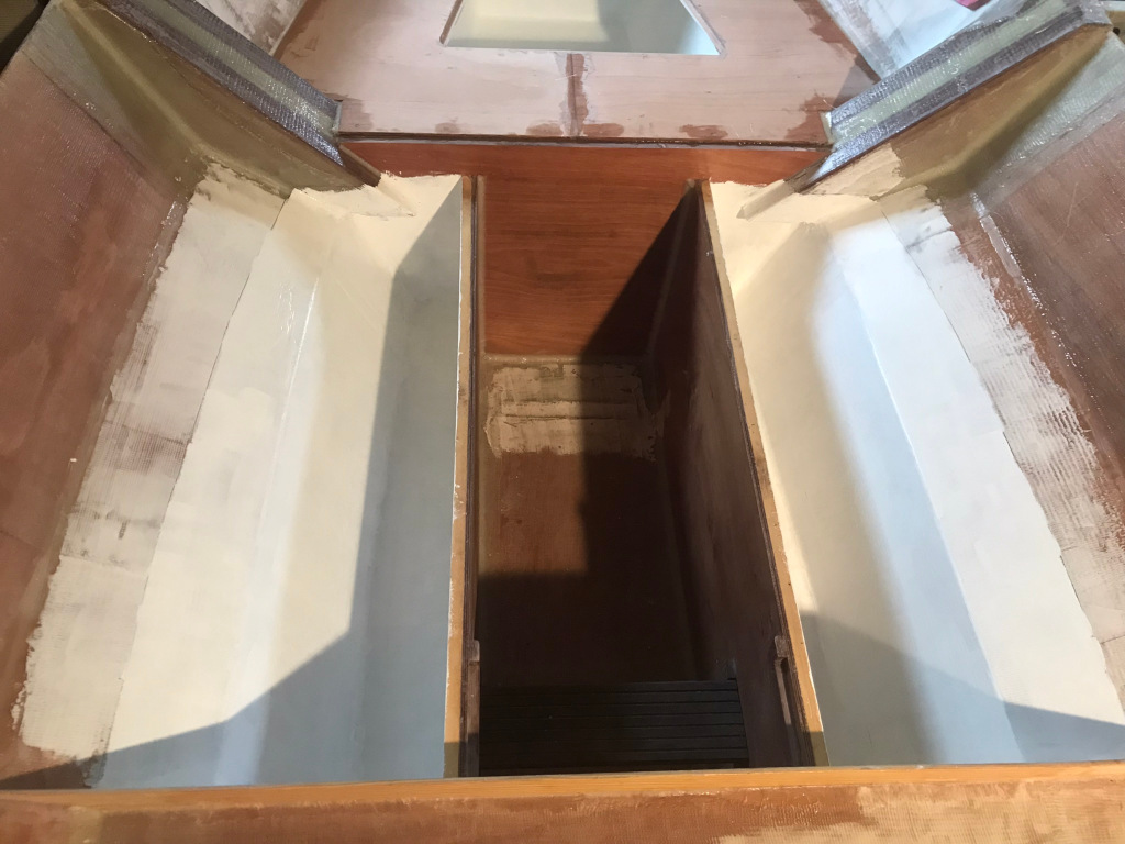 Peinture intérieur des coffres